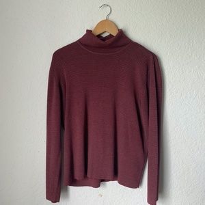 Van Heusen Striped Turtleneck Sweater